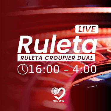 Ruleta en Vivo Croupier Feelspin
