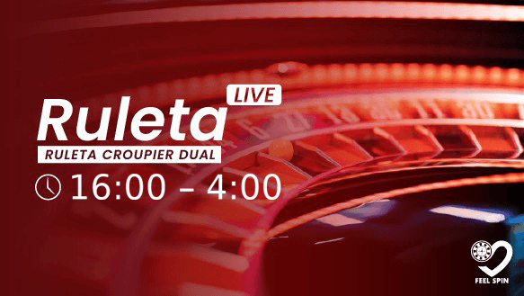 Ruleta en Vivo Croupier Feelspin