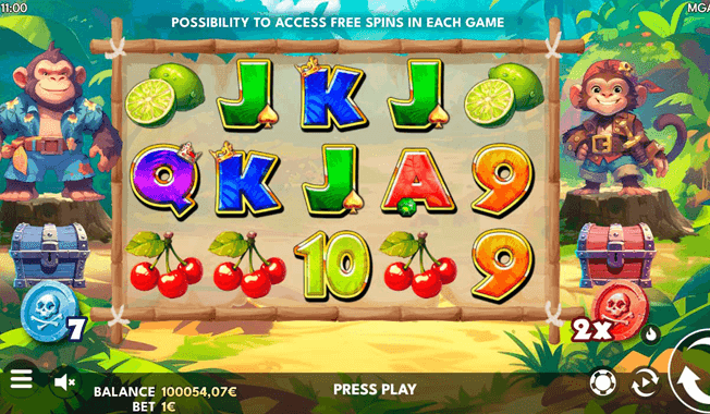 Monkeys Double Pot-gallery-0