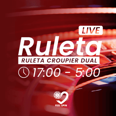 Ruleta en Vivo Croupier Feelspin