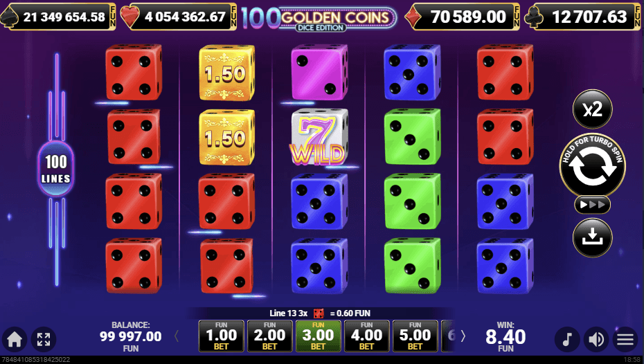 100 Golden Coins Dice Edition-gallery-1
