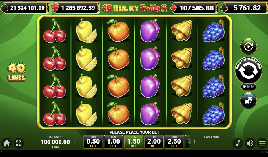 40 Bulky Fruits 6 Reels-gallery-0