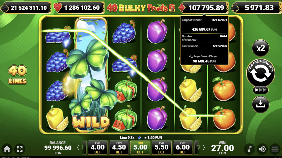 40 Bulky Fruits 6 Reels-gallery-1