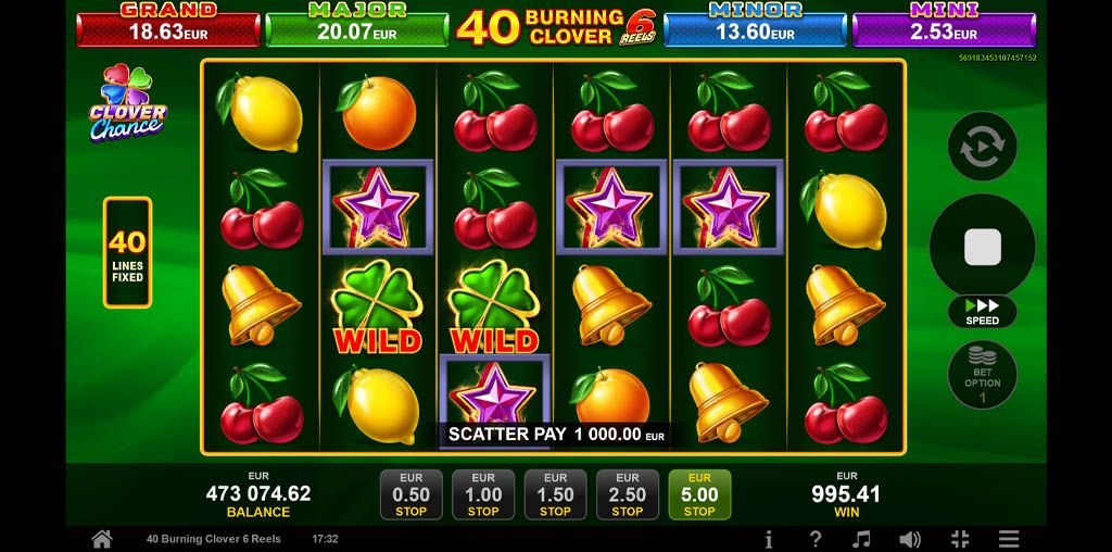 40 Burning Clover 6 reels-gallery-1