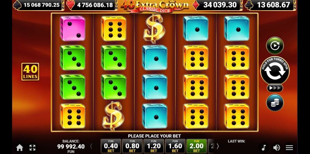 40 Extra Crown Classic Dice-gallery-0