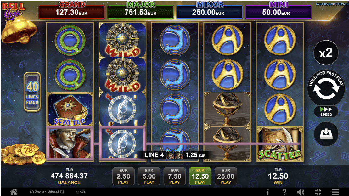 40 Zodiac Wheel Bell Link-gallery-2