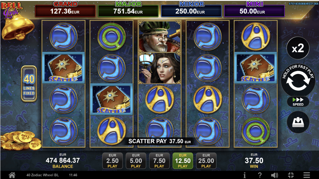 40 Zodiac Wheel Bell Link-gallery-1