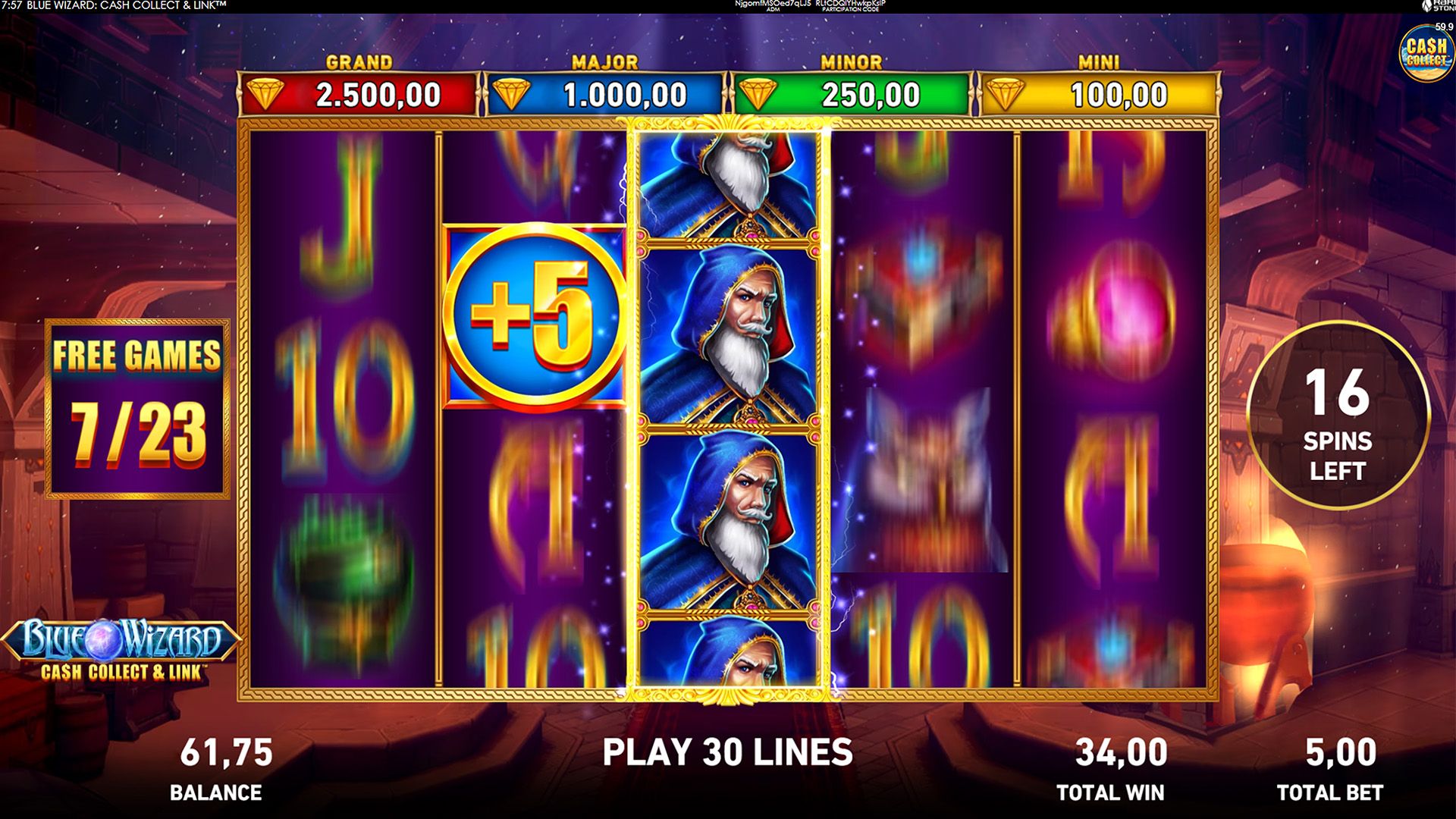 Blue Wizard: Cash Collect & Link™-gallery-1