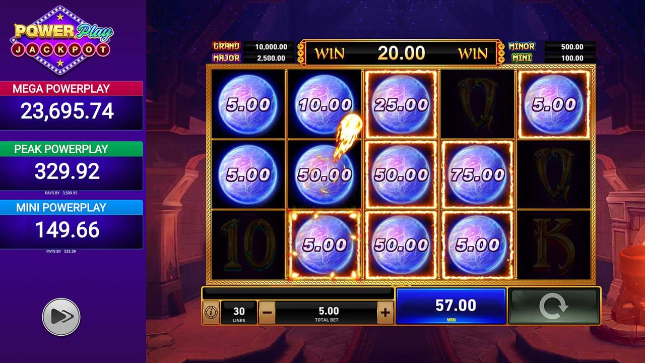 Fire Blaze: Blue Wizard PowerPlay Jackpot-gallery-1