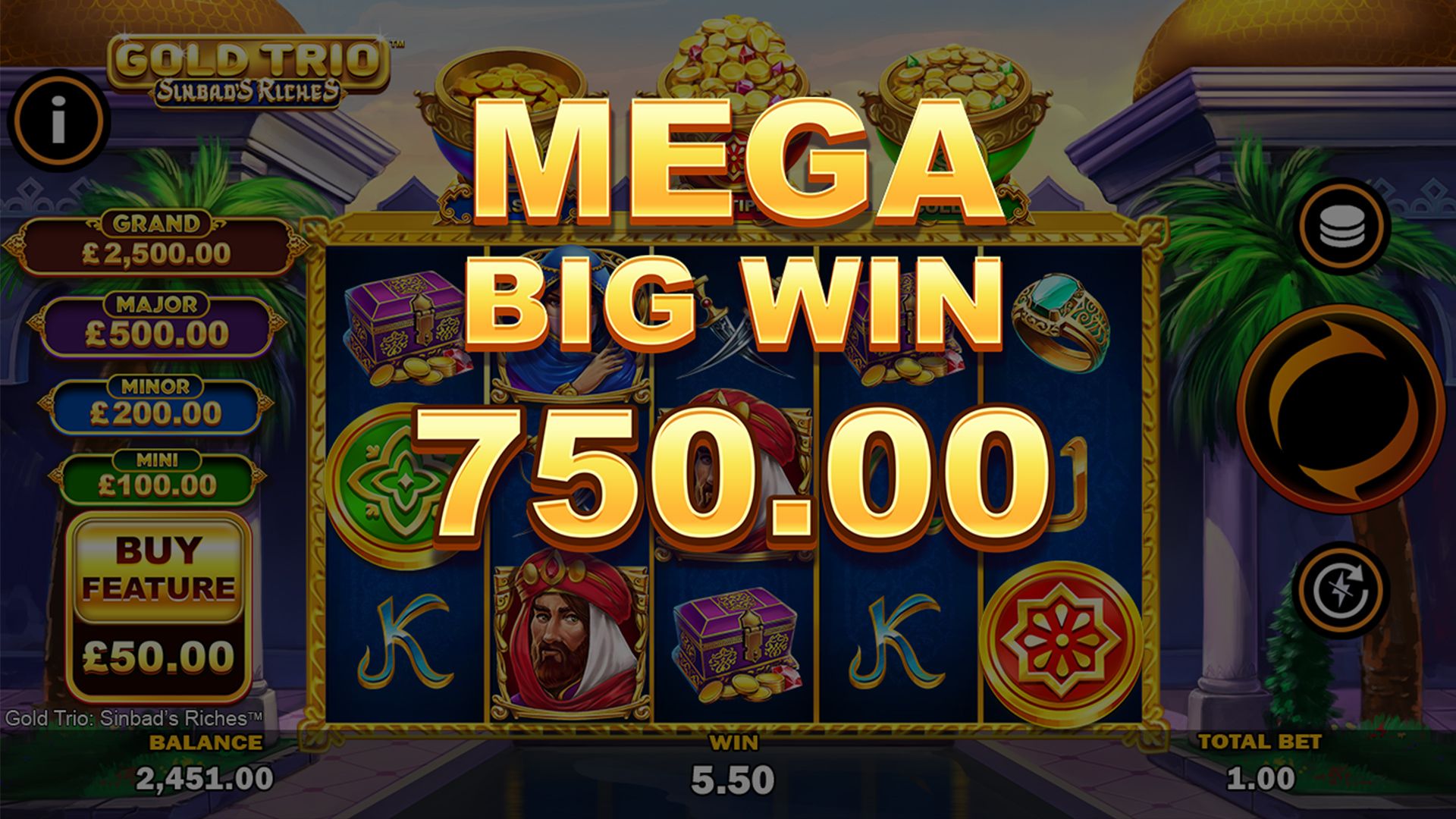 Gold Trio: Sinbad's Riches-gallery-0