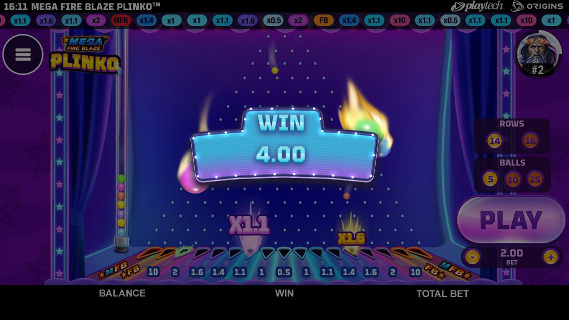 Mega Fire Blaze: Plinko-gallery-0