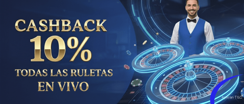 CASHBACK 10% RULETAS EN VIVO